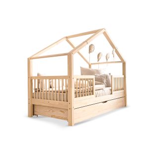 Lit cabane Lou avec tiroir – Accès central