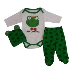 Ensemble 3 pièces Minibird Grenouille