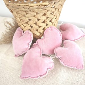 Guirlande Coeur Rose foncé