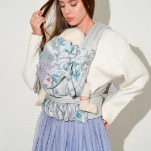 Porte-Bébé TaiTai Fleurs lilas maggie