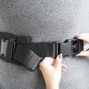 Barre de boucle ronde d'extension de ceinture de hanche latérale