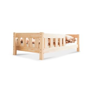 Lit enfant en bois Sacha avec barrière