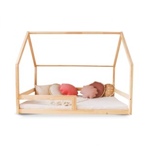 Lit cabane au sol Balthazar 140×200 cm