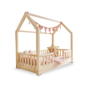 Lit cabane au sol Oslo 80×160 cm