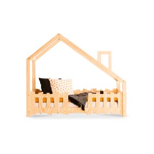 Lit cabane Luna avec barrière