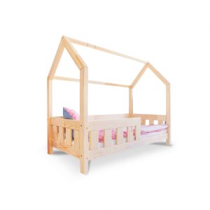 Lit cabane Sacha avec barrière