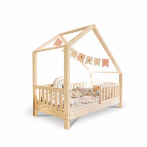 Lit cabane Hector avec barrière