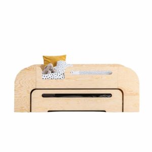 Lit enfant en bois avec barrière Parker