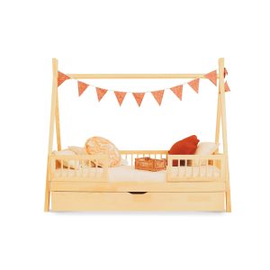 Lit tipi Stockholm avec tiroir – Accès central