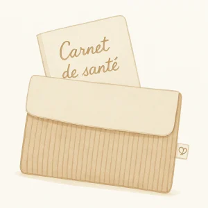 Sur mesure – Protège carnet de santé personnalisé bébé pratique & fait main