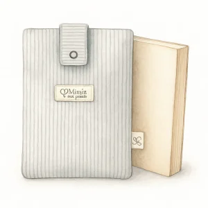 Sur mesure - Pochette livre broché – Housse en velours faite main