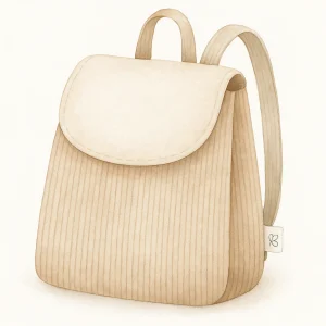 Sur mesure – Sac à dos enfant fleuri crèche & maternelle personnalisable